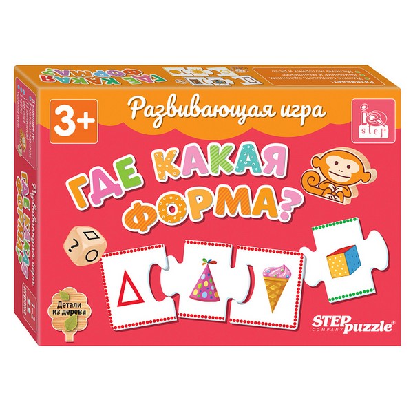 

Развивающая игра Где какая форма STEPpuzzle 89860
