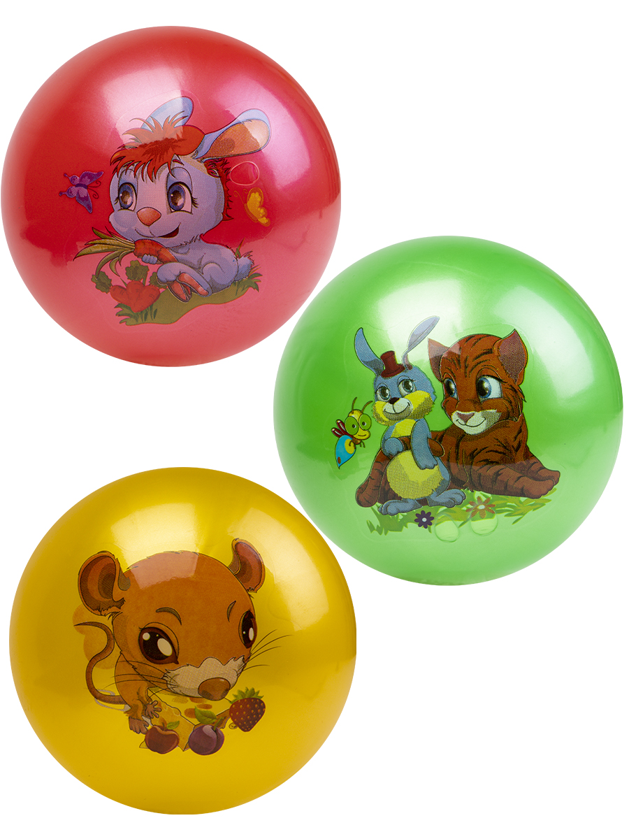 Мяч детский Mix ассорти 25см РЫЖИЙ КОТ AN01746 112₽