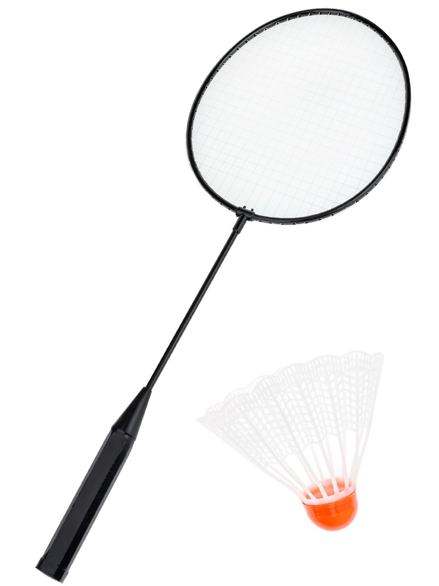 

Набор для бадминтона /2 ракетки металл, длинная ручка, 1 волан, в сетке РЫЖИЙ КОТ AN01022
