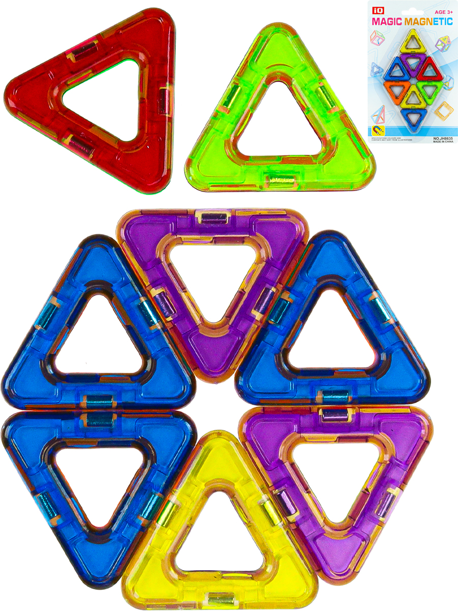 Конструктор магнитный Магический магнит 8 дет РЫЖИЙ КОТ 2001546 321₽