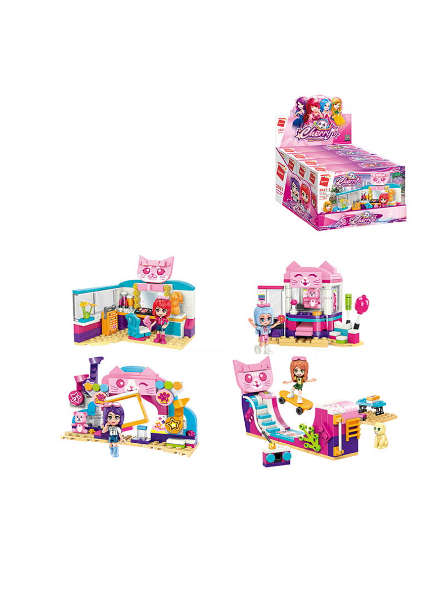 Конструктор пластиковый Комнаты развлечения Qman 2027Q 371₽