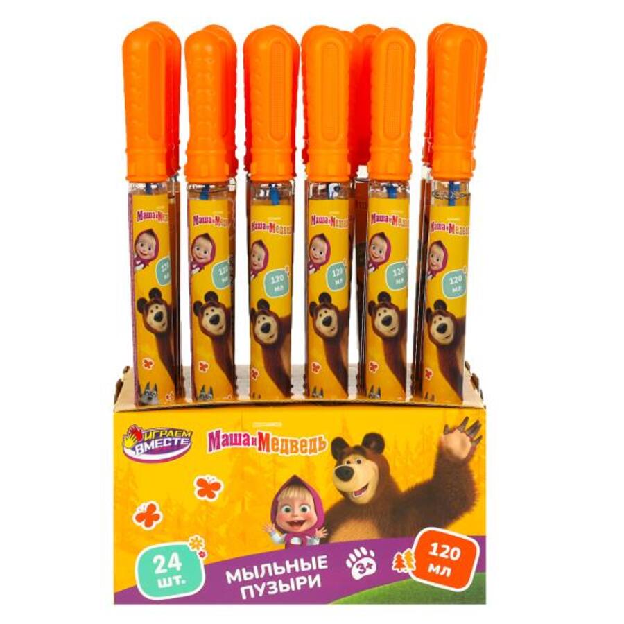 Мыльные пузыри Маша и Медведь 120мл 113₽