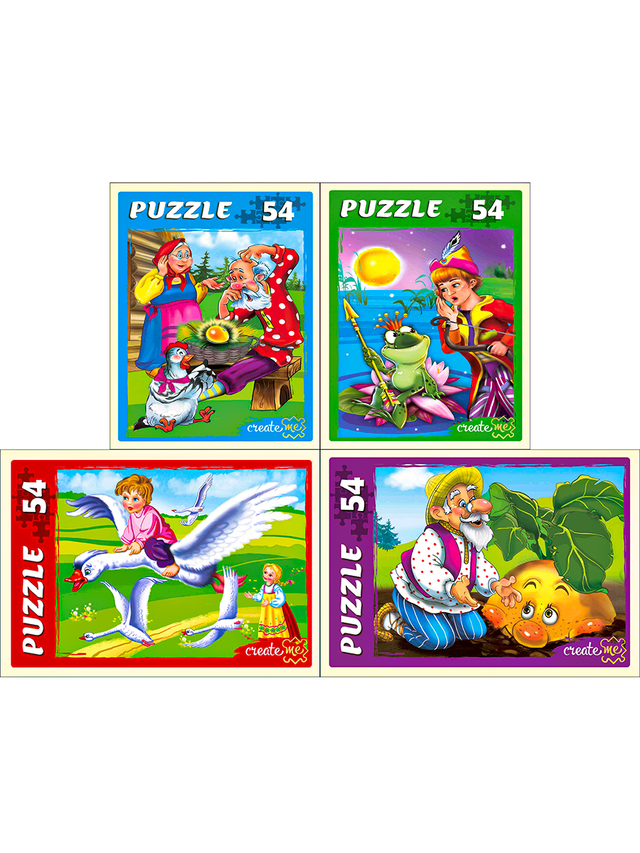 

Пазлы 54 элемента Русские сказки РЫЖИЙ КОТ П54-3660