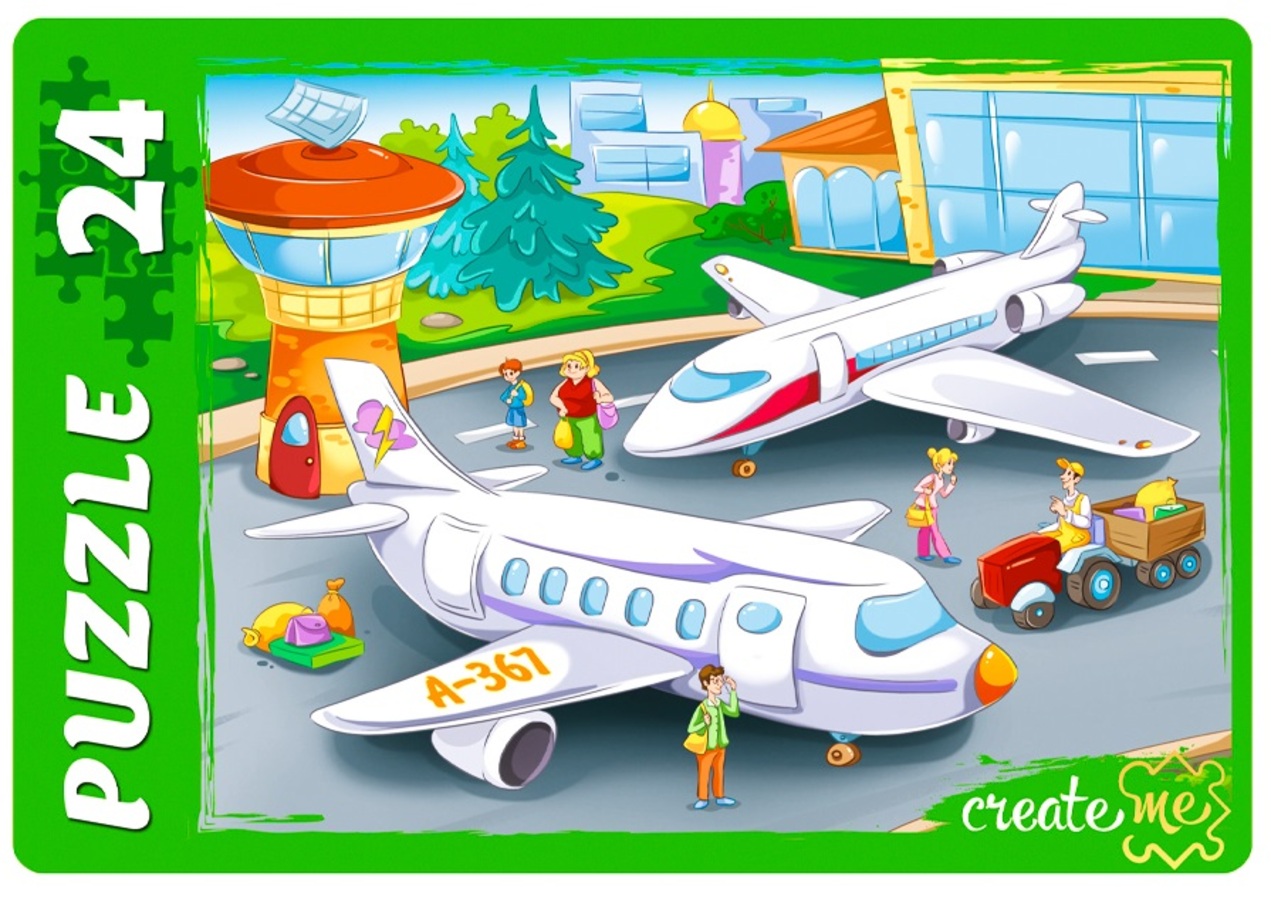 Пазлы 24 элемента Макси Аэропорт РЫЖИЙ КОТ ПУ24-7287 97₽