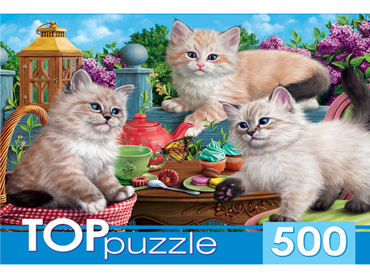 

Пазлы 500 элементов Невские маскарадные котята TOPpuzzle ХТП500-5725