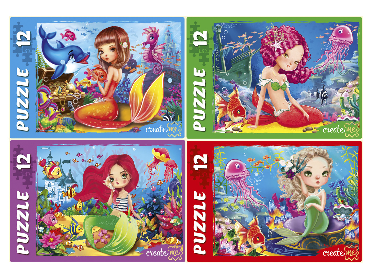 Пазл 12. Рыжий кот "забавные щенки". Пазл 12. Ферма (арт. Пазлы из книг сказок из 12 пазлов.