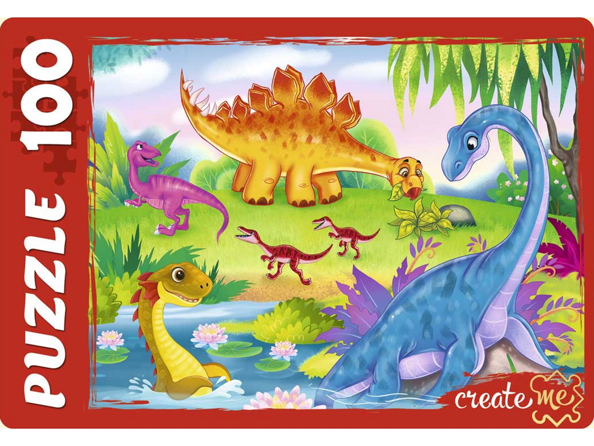 

Пазлы 100 элементов Мир динозавров №46 РЫЖИЙ КОТ ПУ100-5666