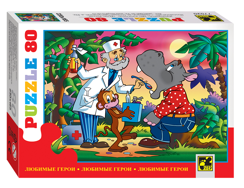 

Пазлы 80 элементов Любимые герои STEPpuzzle 77020