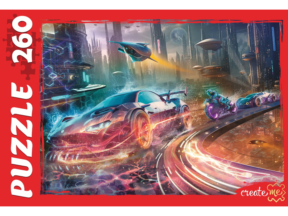 Пазлы 260 элементов Крутой вираж 16 РЫЖИЙ КОТ П260-0291 130₽