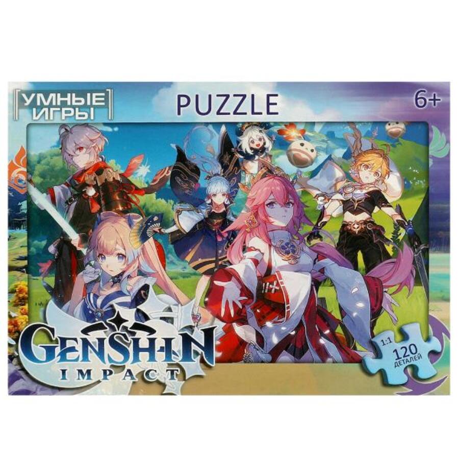 

Пазлы 120 элементов Genshin Impact УМНЫЕ ИГРЫ 372444