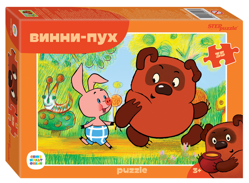 

Пазлы 35 элементов Винни-Пух STEPpuzzle 91413