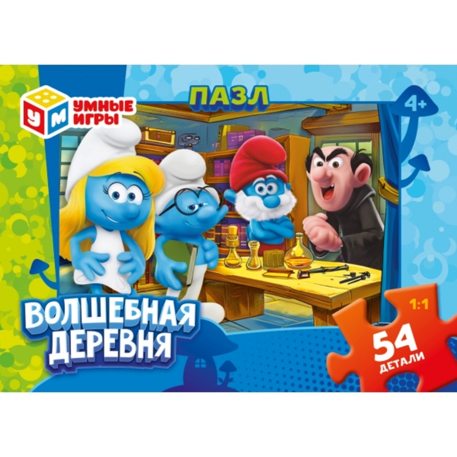 

Пазлы 54 элемента Волшебная деревня УМНЫЕ ИГРЫ 387669