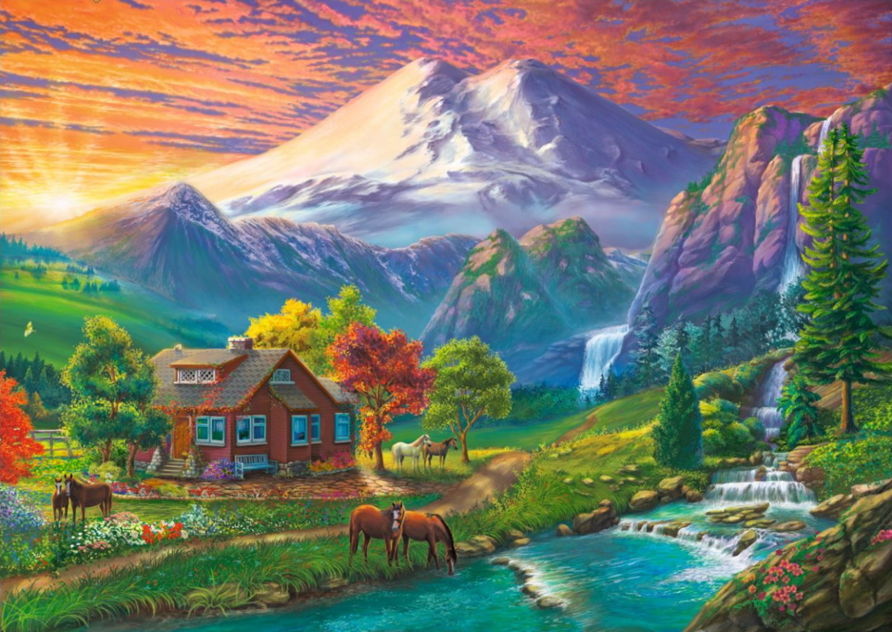

Пазлы 500 элементов Эльбрус на закате ARTPUZZLE Ф500-3897