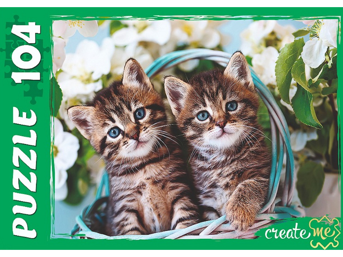 

Пазлы 104 элемента Забавные котики №15 РЫЖИЙ КОТ ПУ104-7716