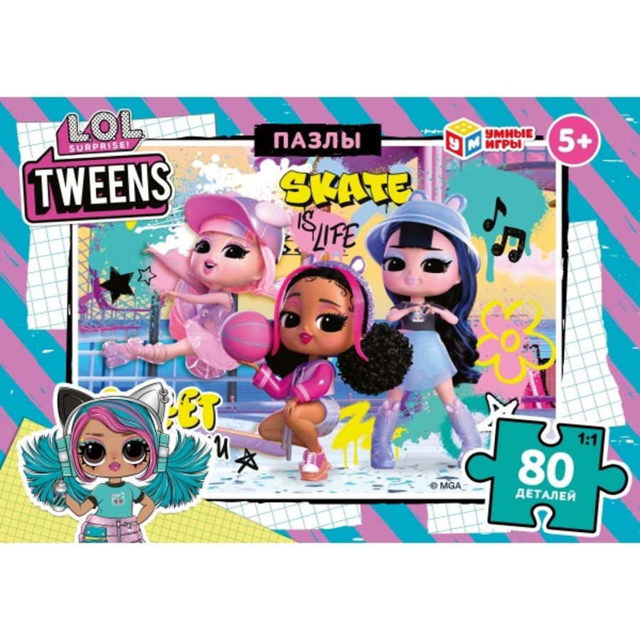 

Пазлы 80 элементов LOL Tweens Лол УМНЫЕ ИГРЫ 397193