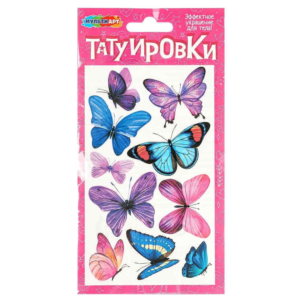 Татуировка переводная 1л Бабочки MultiArt TATTOO-122110 109₽