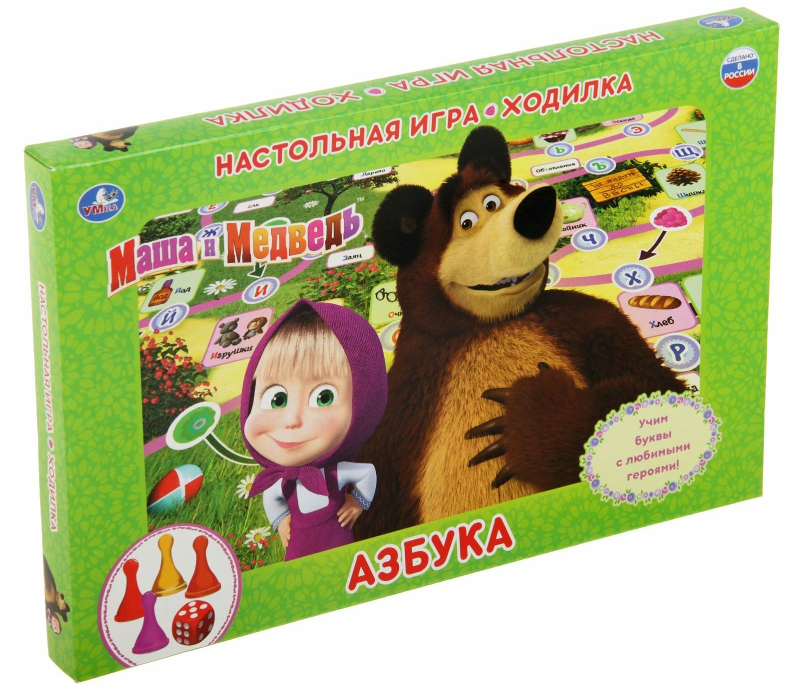 

Игра-Ходилка Маша и Медведь Азбука (в коробке)