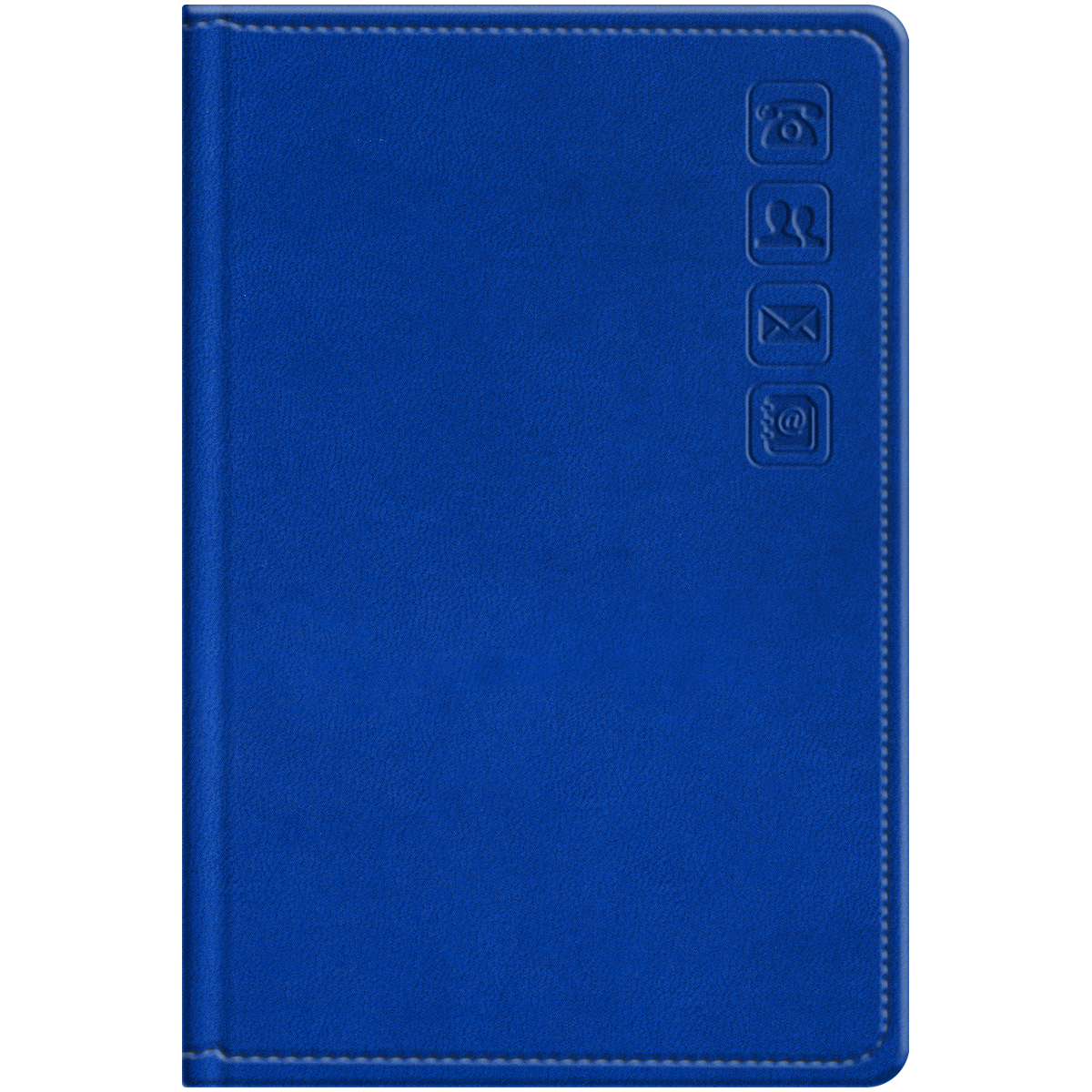 

Телефонная книга А7 64л тв.обл. кожзам Winner Bright blue вырубка BG Pb7_63338