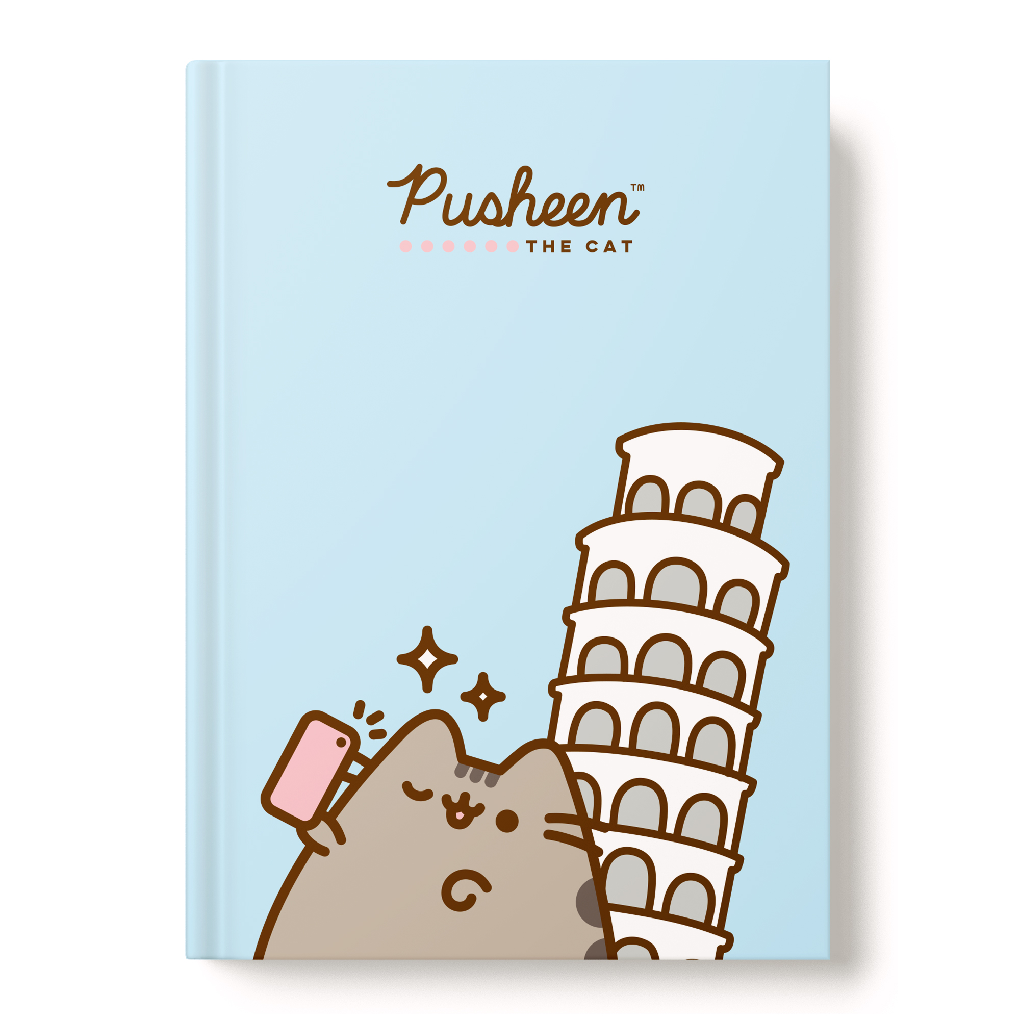 

Книжка записная А6+ 128л клетка тв.обл. Pusheen софт-тач лам. выб. УФ лак ACADEMY STYLE 14826