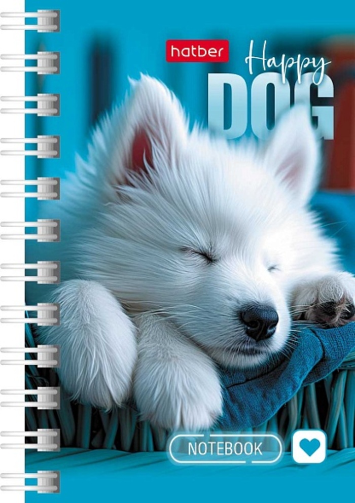 

Книжка записная А7 40л клетка гребень Носики и ушки HATBER 40ЗК7В1гр