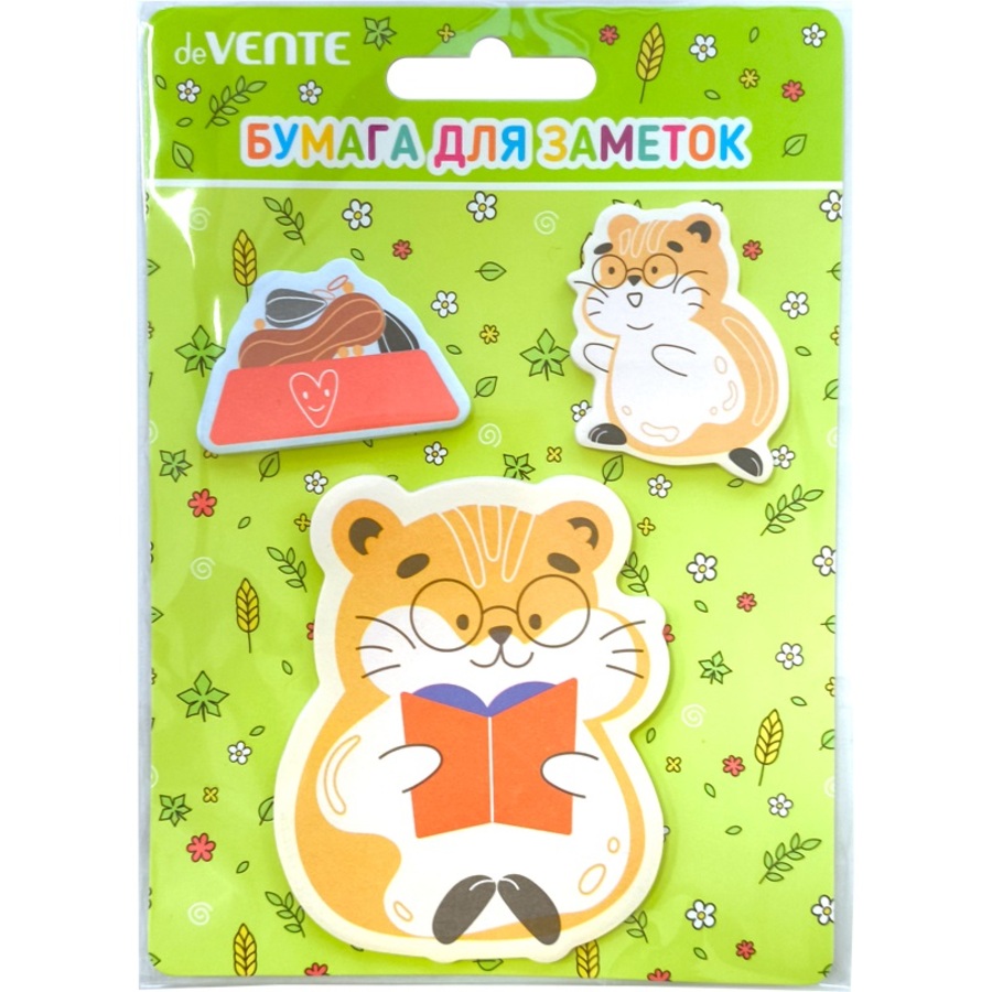 

Блок клейкий 40х40мм 70х70мм 20л 3шт Hamster deVENTE 2010409
