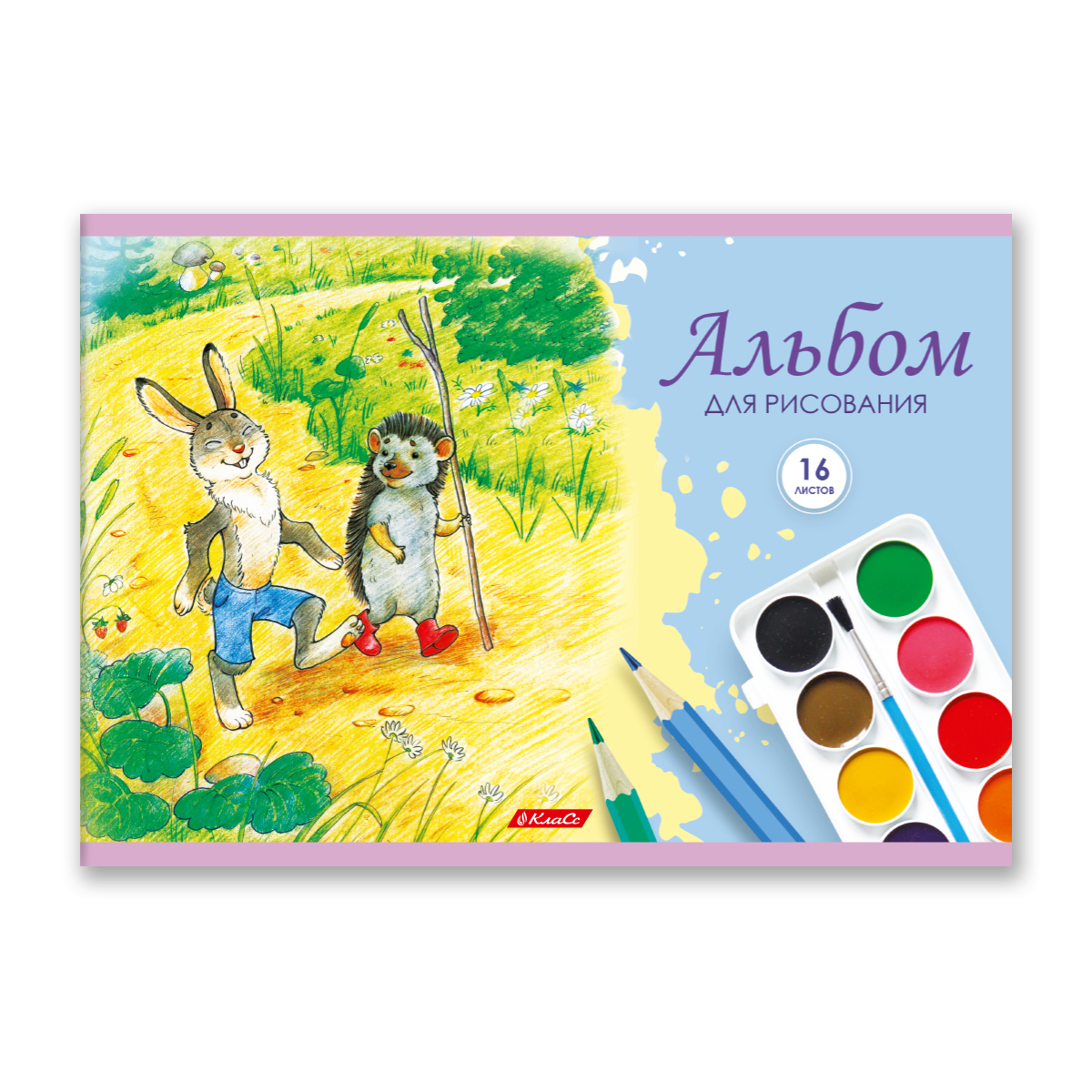 Альбом для рисования А4 16л скрепка Добрые истории 100гм2 SVETOCH 000648 уни 51₽