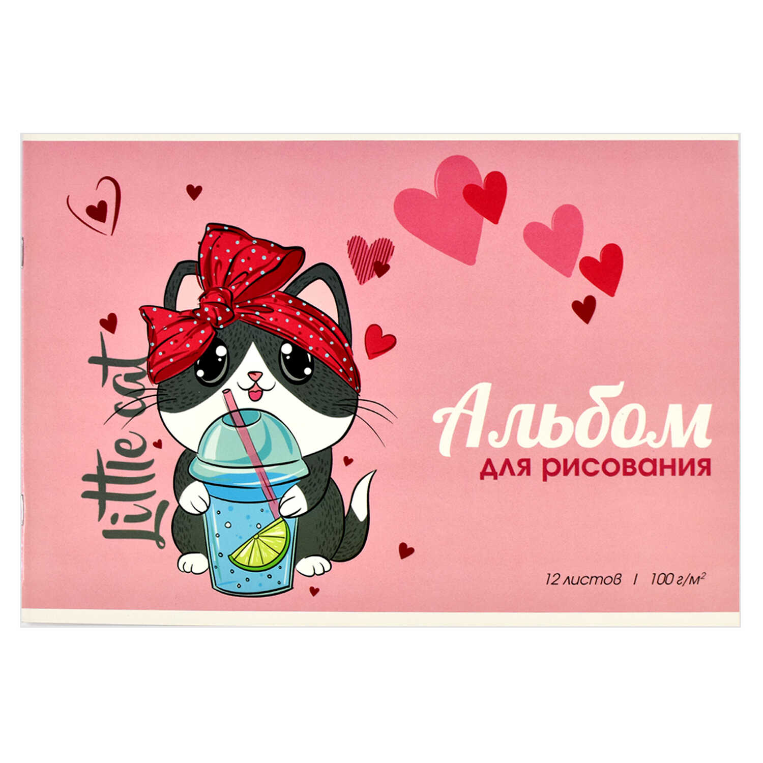 

Альбом для рисования А4 12л скрепка Модная кошка УФ-лак 100г/м2 ФЕНИКС+ 64678 (жен)