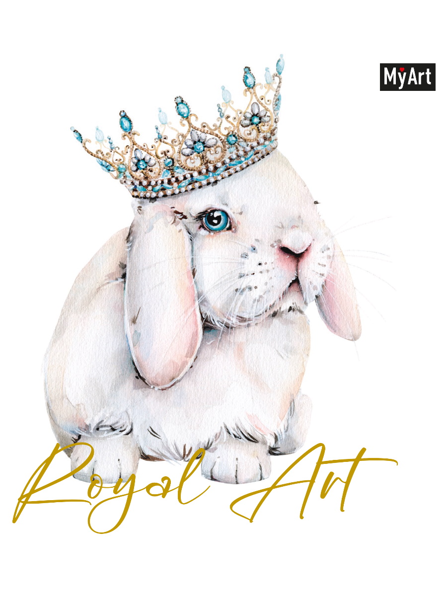 

Скетчбук 200х200мм 40л склейка тв.обл. MyArt Royal Art Кролик ПРОФ-ПРЕСС 40-6788