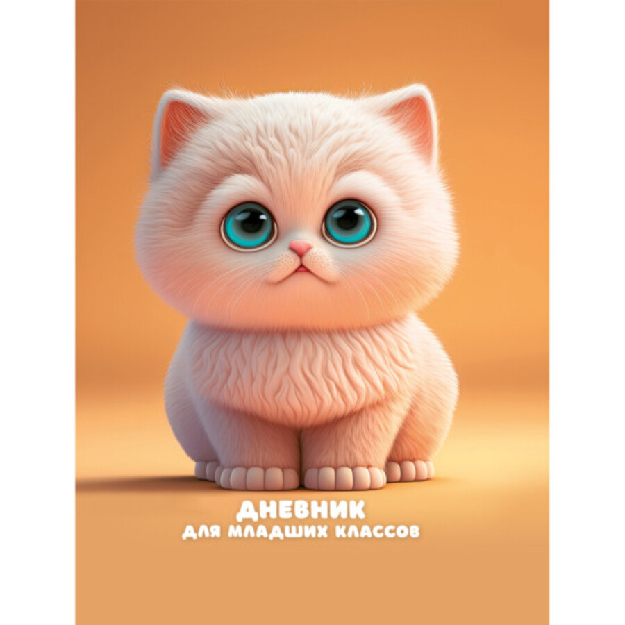 

Дневник младших классов тв.обл. Зверята мат.лам. Listoff ДИМ244801