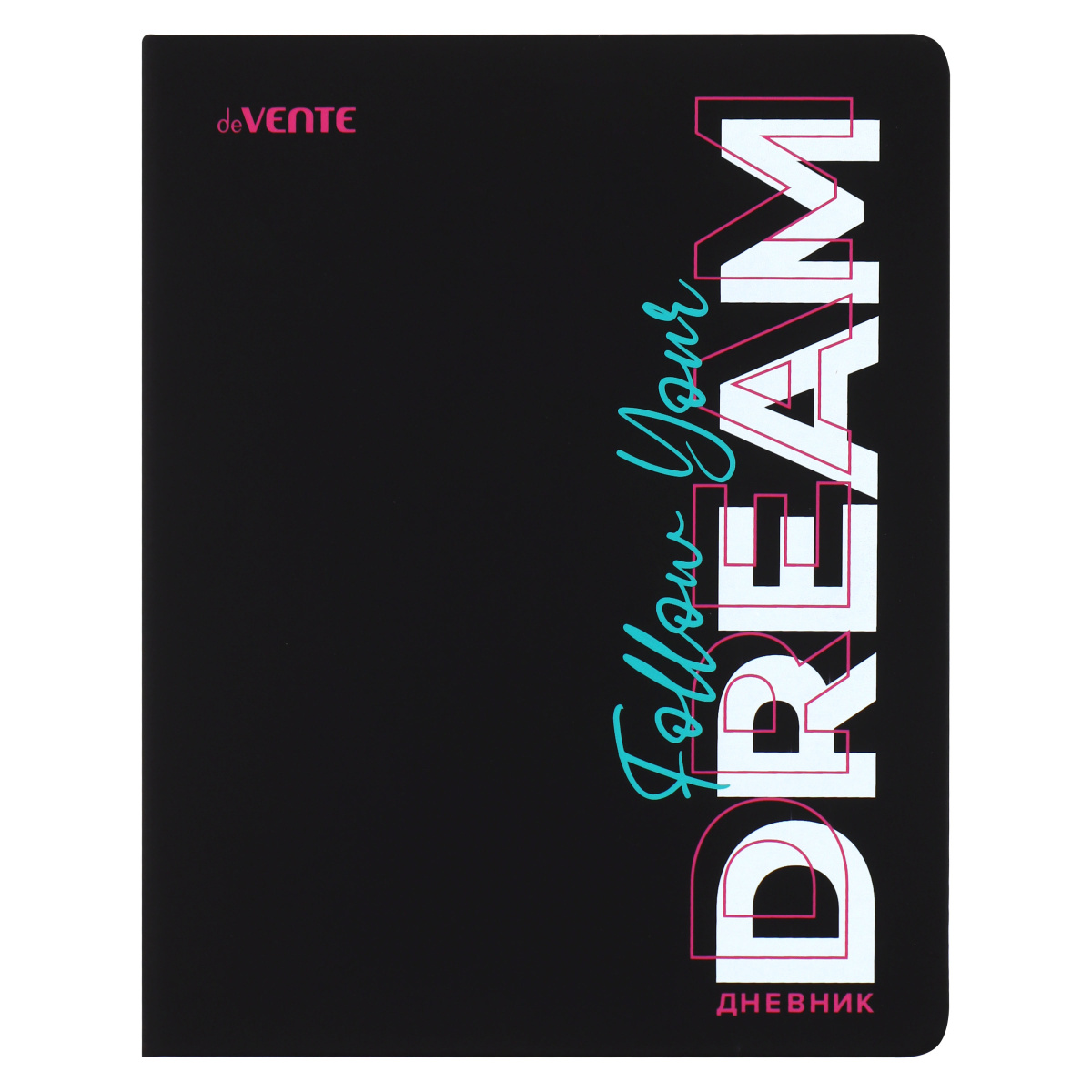 

Дневник универсальный тв.обл. Dream иск.кожа розовый срез шелкография ляссе deVENTE 2020455