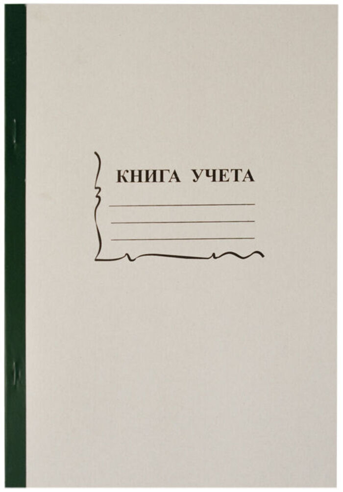 

Книга учета А4 96л клетка мягк.обл. корешок бумвинил deVENTE 15932