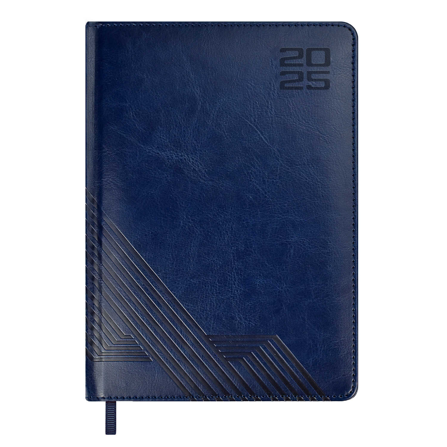 

Ежедневник А6+ 176л датир. 2025г тв.обл. ИЛОН МАСК Сариф синий кожзам ляссе ESCALADA 67027