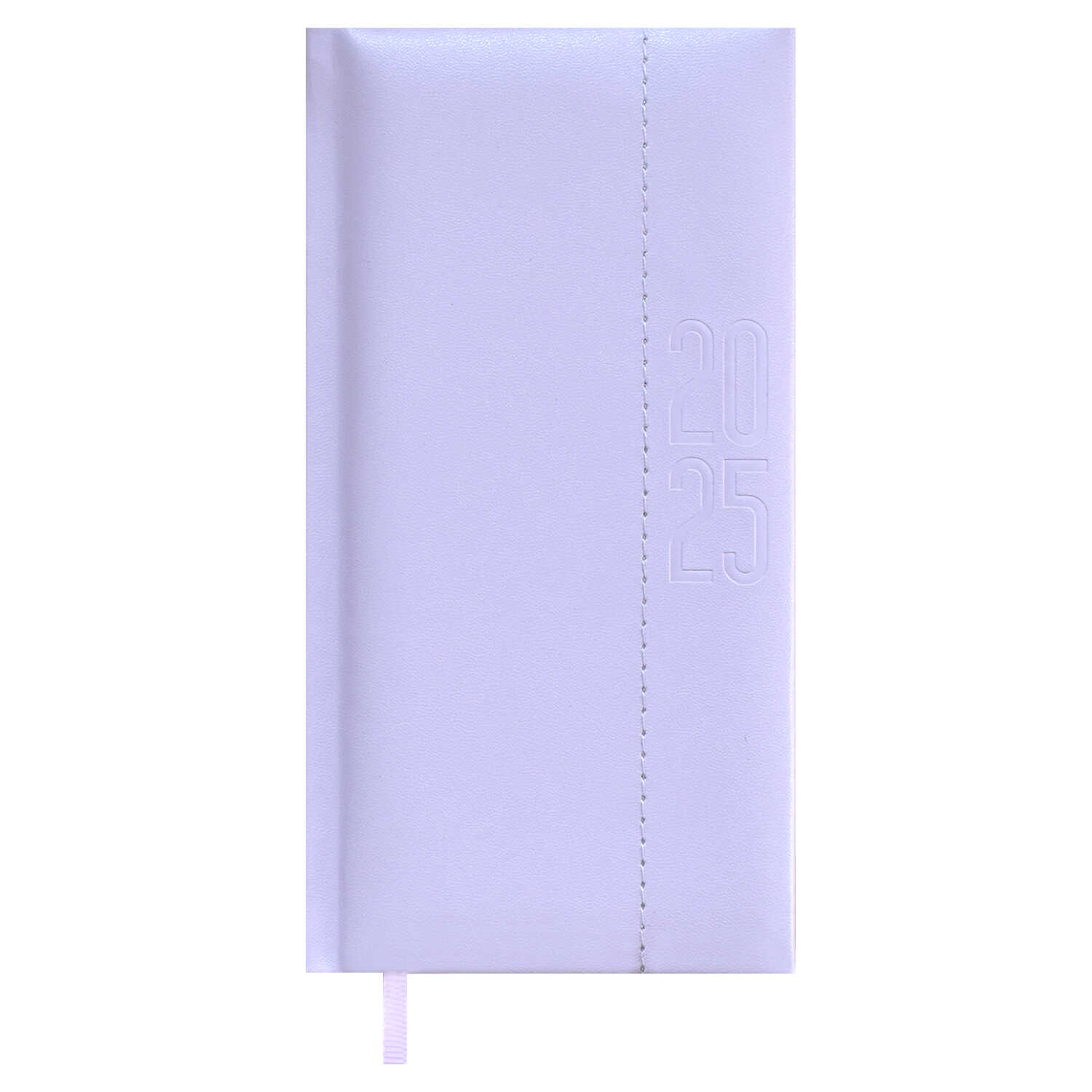 

Еженедельник 87х166мм 64л датир. 2025г тв.обл. Плонже сиреневый кожзам ляссе ESCALADA 67122