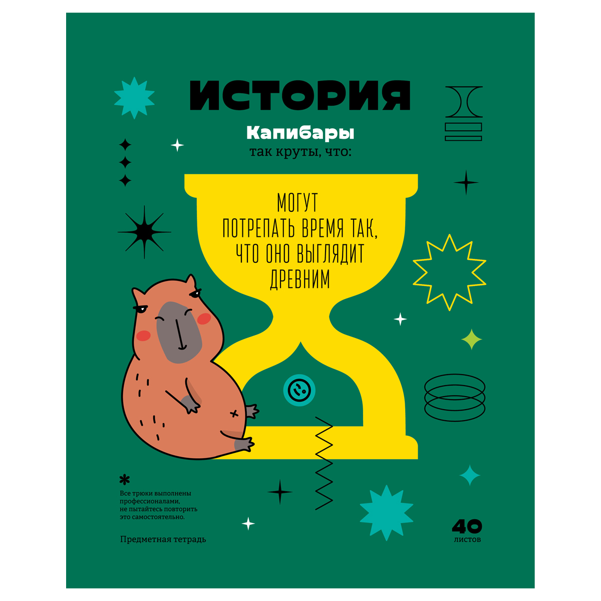 

Тетрадь предметная 40л клетка мелов.картон Записки школьника История BG ТПск40 12816