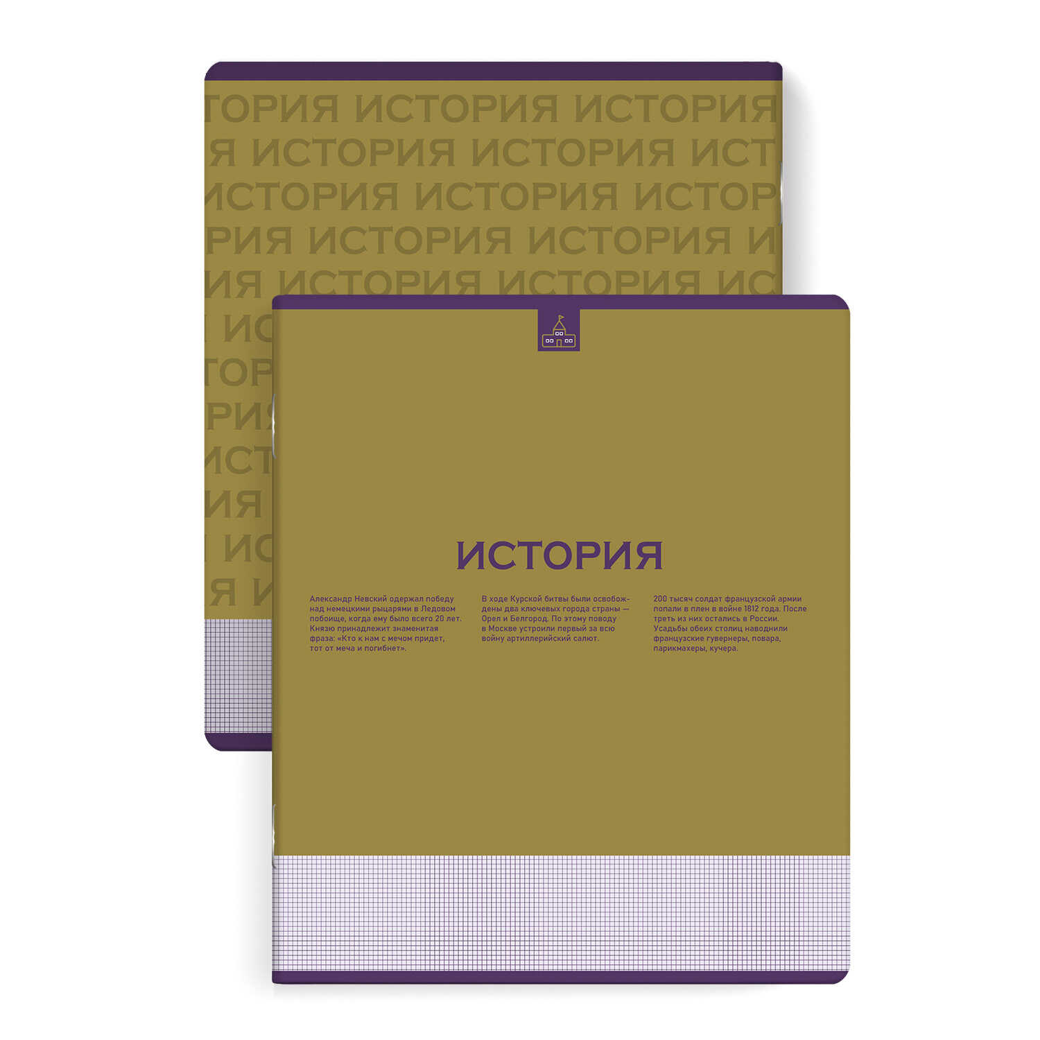 

Тетрадь предметная 48л клетка мелов.картон Нескучная классика История ФЕНИКС+ 67482