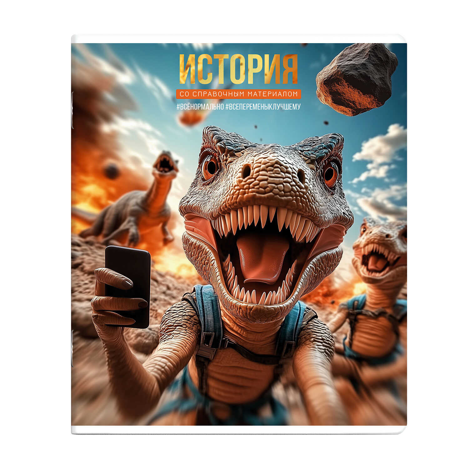 

Тетрадь предметная 48л клетка мелов.картон Селфи История выб.твин УФ-лак ФЕНИКС+ 69838