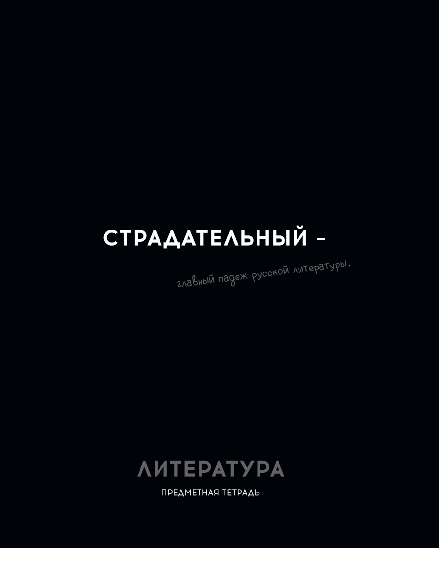 

Тетрадь предметная 48л линия обл.мелов.бум. Остроумие и отвага Литература эконом PROFIT 48-2412