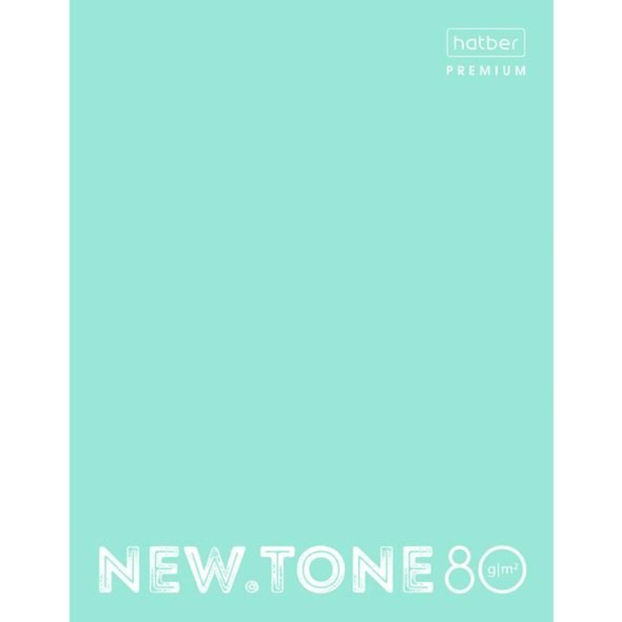 

Тетрадь на кольцах А5 80л клетка тв.обл. NEWtone Pastel Мята 80г HATBER 80ТК5A1_05039