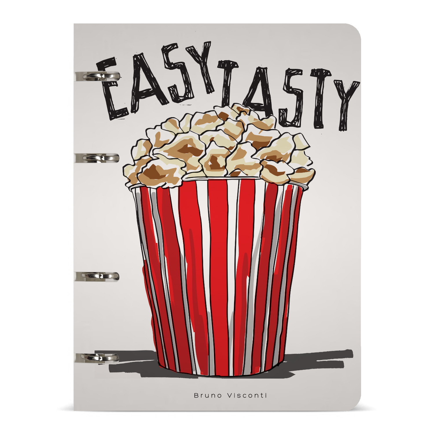 

Тетрадь на кольцах А5 80л в точку пласт.обл. Попкорн смен.блок BRUNO VISCONTI 7-80-632/01