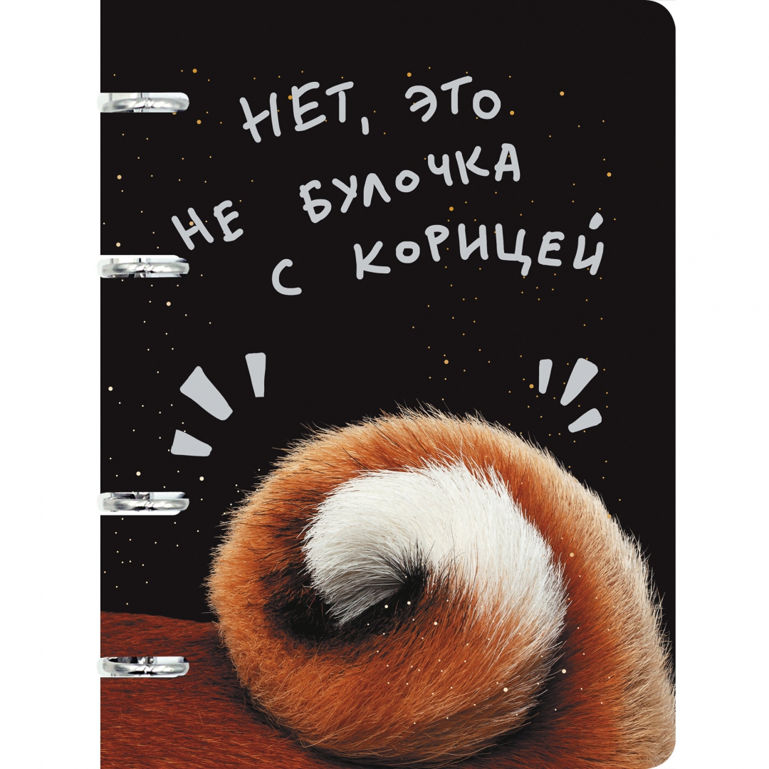 

Тетрадь на кольцах А5 100л клетка тв.обл. Булочка с корицей глянц.лам. тисн.фол. Listoff ТКФ1005201