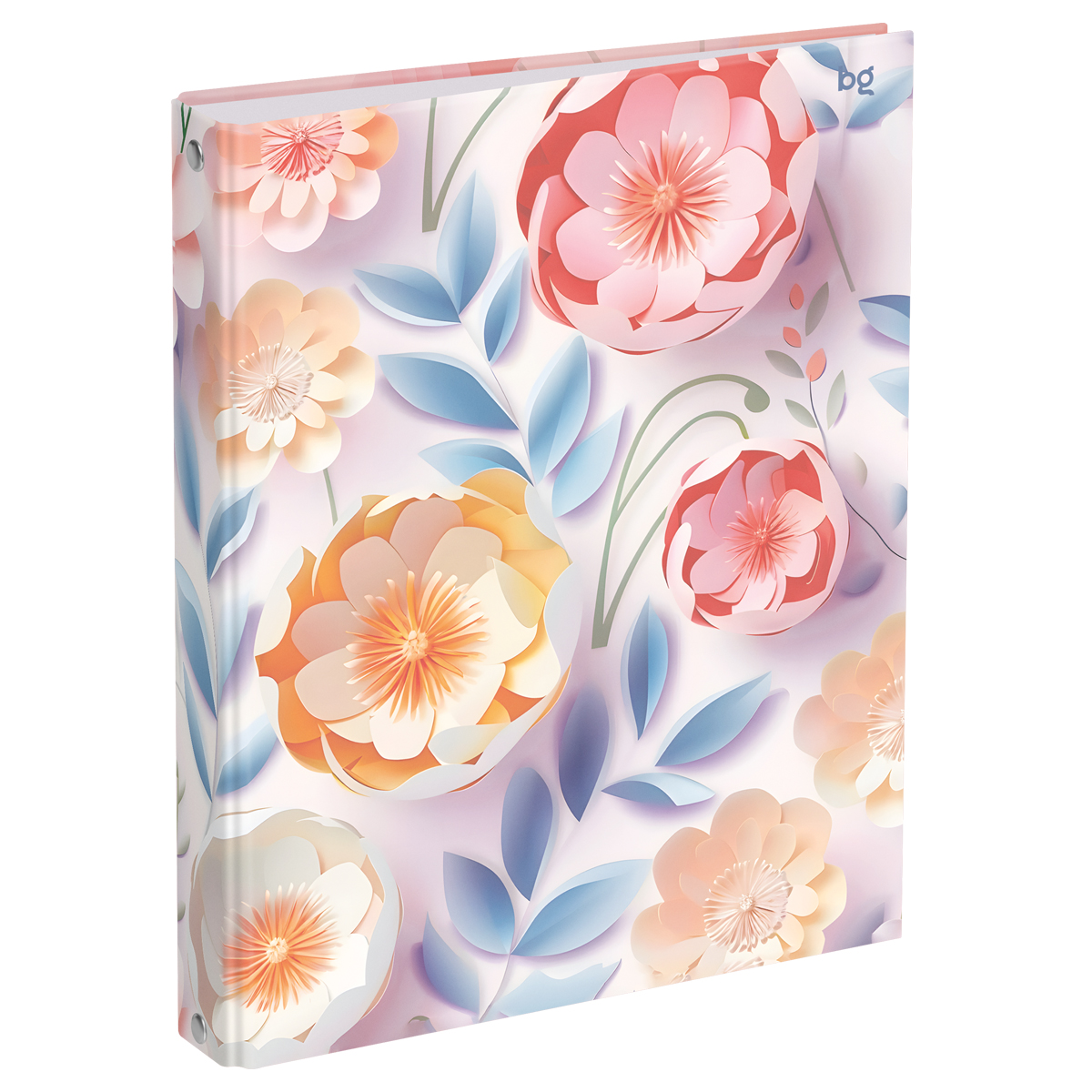 

Тетрадь на кольцах А5 160л клетка тв.обл. Бумажные цветы мат.лам. BG ТТ5к160_лм 62924