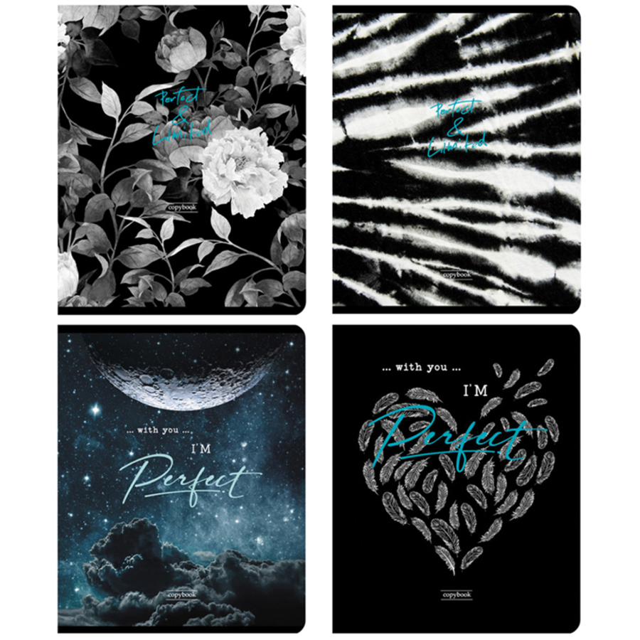 

Тетрадь А5 48л клетка скрепка мелов.картон Perfect soft-touch BG Т5ск48_лс_тф 10552