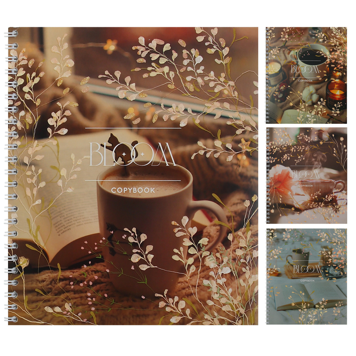 

Тетрадь А5 48л клетка гребень мелов.картон Хюгге выб. УФ-лак ассорти 4 диз. ПОЛИНОМ 3461-48