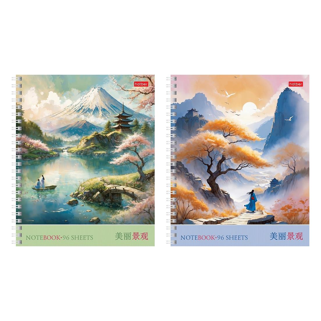 

Тетрадь А5 96л линия гребень мелов.картон Удивительная Азия soft touch ассорти HATBER 96Т5лВ2гр