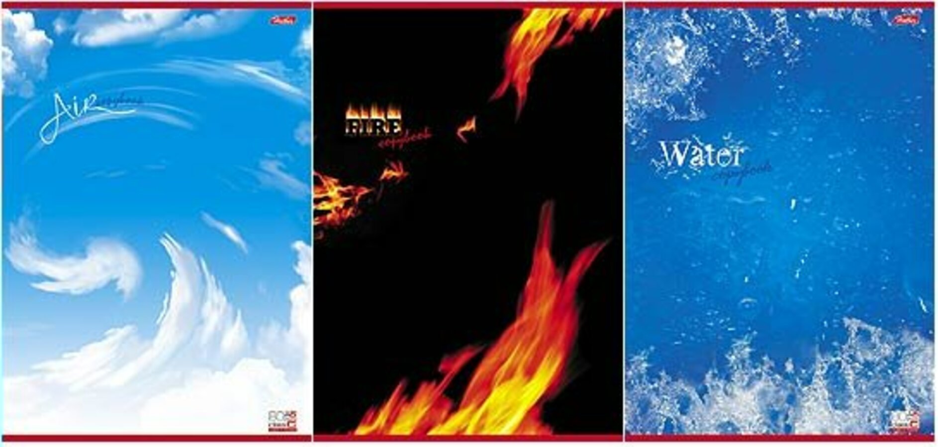 

Тетрадь А4 48л клетка скрепка мелов.картон Стихии природы выб.лак ассорти HATBER 48Т4вмВ3_03974-76