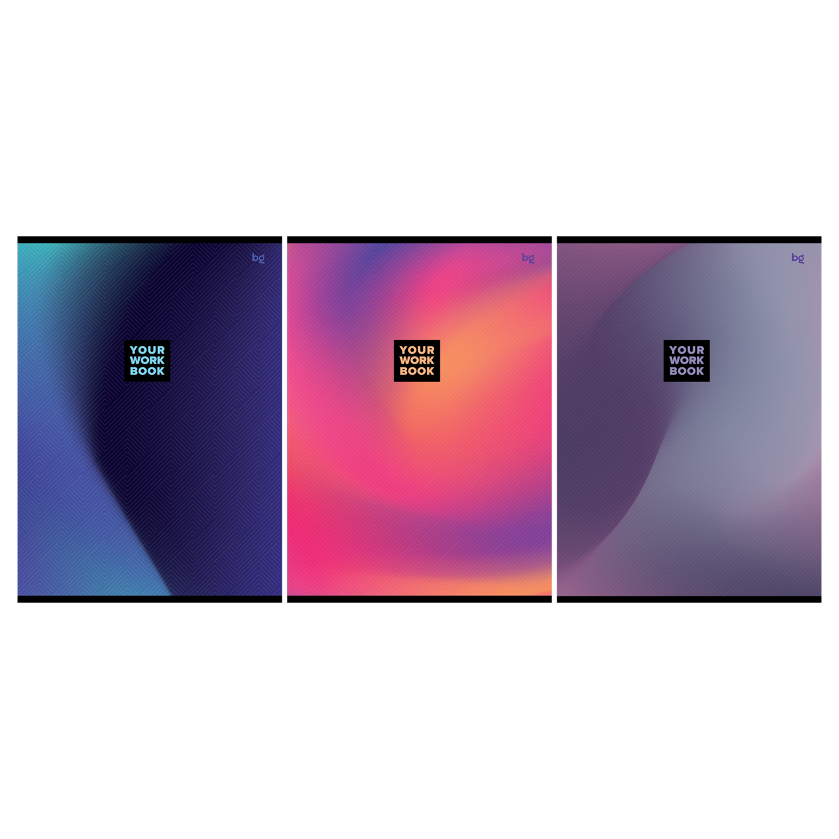 

Тетрадь А4 48л клетка склейка обл.мелов.бум. Monocolor Gradient BG Т4ск48 63251
