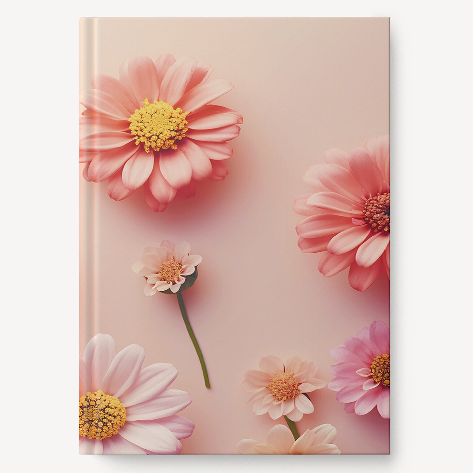 

Тетрадь А4 120л клетка нить мелов.картон Peach Fuzz Flower мат.лам. Listoff Т41209036