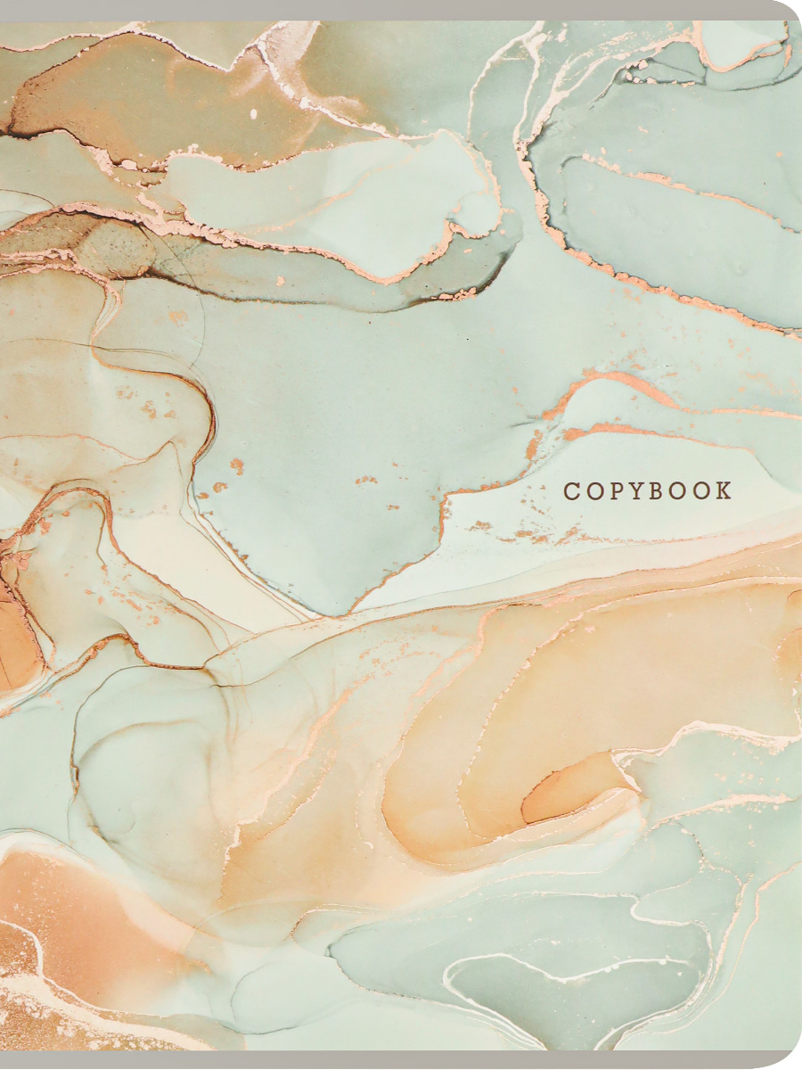 

Тетрадь А4 96л клетка скрепка мелов.картон Пастельный мрамор soft touch Collezione Т96-2273