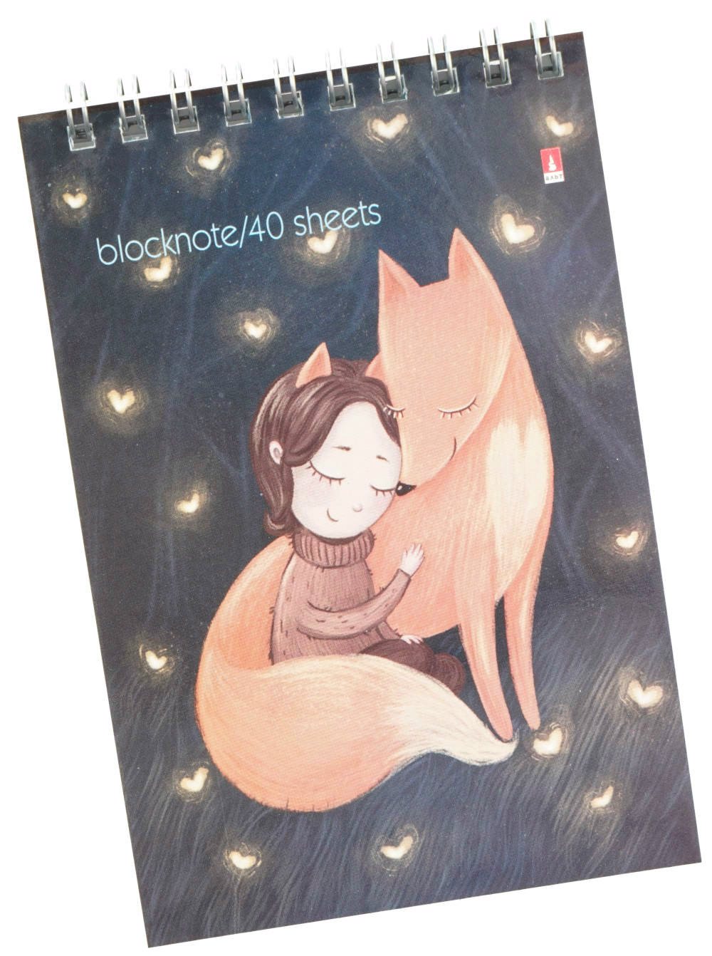 

Блокнот А6 40л клетка гребень Волшебные лисы АЛЬТ 3-40-249