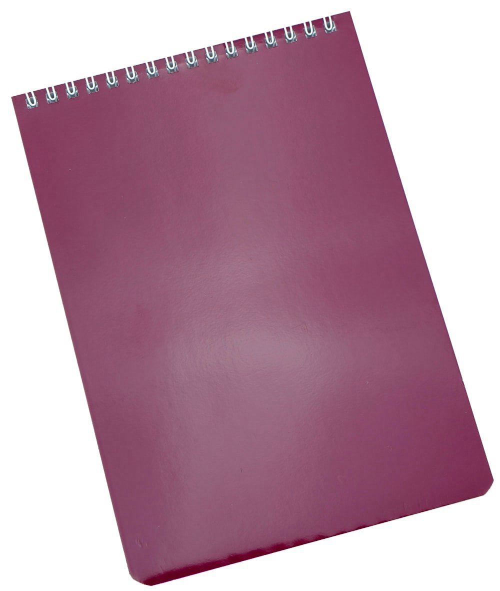 

Блокнот А5 60л клетка гребень Бордо HATBER 60Б5В1гр_12537